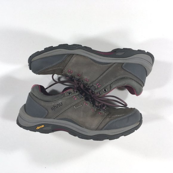 Ahnu Montara III Hiking Shoes Womens Size 8.5 Brown Gray NO INSOLES 1019206 - Picture 2 of 9